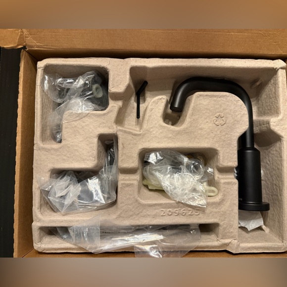 Moen Gibson Matte Black Widespread Bathroom Faucet - Modern 3-Piece Set - Picture 4 of 8